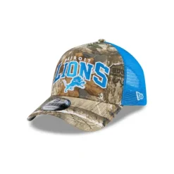 Discount Detroit Lions Active 9FORTY AFrame Trucker Hat - KTGCaps - Baseball caps for various teams, purchased online at a discount Caps