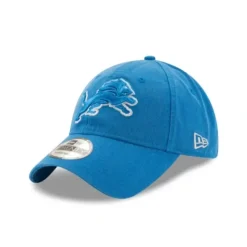 Flash Sale Detroit Lions Core Classic Blue 9TWENTY Adjustable Hat - KTGCaps - Baseball caps for various teams, purchased online at a discount Caps