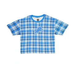 Discount Detroit Lions 3rd Down Plaid Womens TShirt - KTGCaps - Baseball caps for various teams, purchased online at a discount Caps