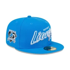 Discount Detroit Lions Script Sided 59FIFTY Fitted Hat - KTGCaps - Baseball caps for various teams, purchased online at a discount Caps