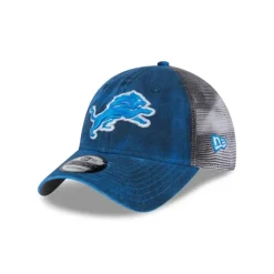 Discount Detroit Lions Slick 9TWENTY Trucker Hat - KTGCaps - Baseball caps for various teams, purchased online at a discount Caps
