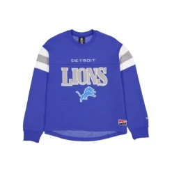 Fashion Detroit Lions Throwback Womens Crewneck - KTGCaps - Baseball caps for various teams, purchased online at a discount Caps