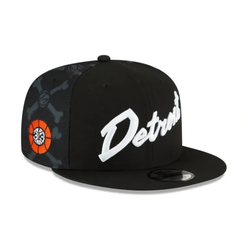 Hot Detroit Pistons 2023 City Edition 9FIFTY Snapback Hat - KTGCaps - Baseball caps for various teams, purchased online at a discount Caps