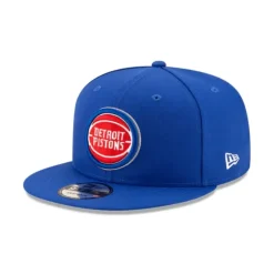 New Detroit Pistons Basic 9FIFTY Snapback Hat - KTGCaps - Baseball caps for various teams, purchased online at a discount Caps
