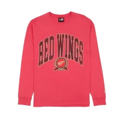 Fashion Detroit Red Wings Oversized Essentials Long Sleeve TShirt - KTGCaps - Baseball caps for various teams, purchased online at a discount Caps