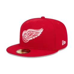 Discount Detroit Red Wings Team 59FIFTY Fitted Hat - KTGCaps - Baseball caps for various teams, purchased online at a discount Caps