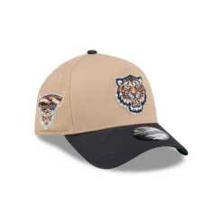 Discount Detroit Tigers Beige Khaki 9FORTY AFrame Snapback Hat - KTGCaps - Baseball caps for various teams, purchased online at a discount Caps