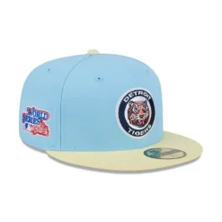 New Detroit Tigers Doscientos Blue 59FIFTY Fitted Hat - KTGCaps - Baseball caps for various teams, purchased online at a discount Caps