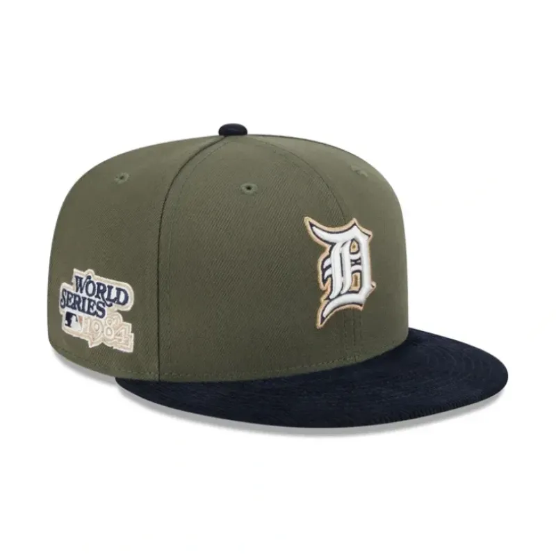 Sale Detroit Tigers Olive Green 59FIFTY Fitted Hat - KTGCaps - Baseball caps for various teams, purchased online at a discount Caps