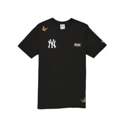 Clearance FELT X New York Yankees Black on Black Low Profile 9FIFTY Snapback Hat - KTGCaps - Baseball caps for various teams, purchased online at a discount Caps