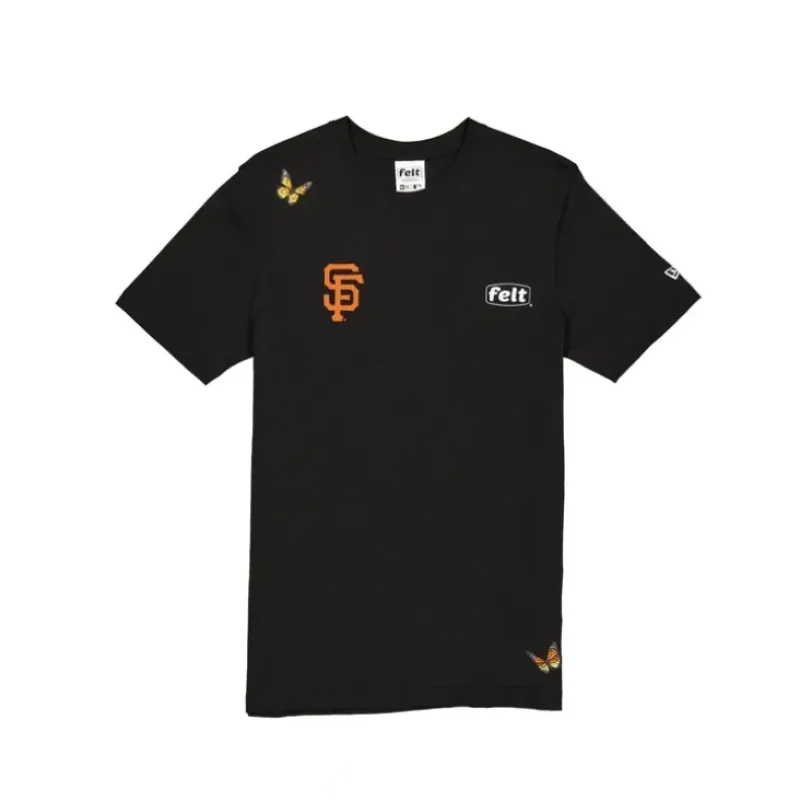 Fashion FELT x San Francisco Giants Black 59FIFTY Fitted Hat - KTGCaps - Baseball caps for various teams, purchased online at a discount Caps