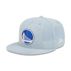 Sale Golden State Warriors Denim Patchwork 9FIFTY Snapback Hat - KTGCaps - Baseball caps for various teams, purchased online at a discount Caps