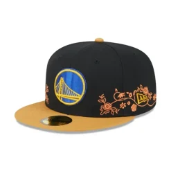 Cheap Golden State Warriors Floral Vine 59FIFTY Fitted Hat - KTGCaps - Baseball caps for various teams, purchased online at a discount Caps