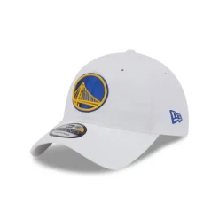 Outlet Golden State Warriors White 9TWENTY Adjustable Hat - KTGCaps - Baseball caps for various teams, purchased online at a discount Caps