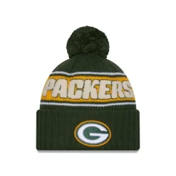 New Green Bay Packers 2024 Cold Weather Sport Pom Knit Hat - KTGCaps - Baseball caps for various teams, purchased online at a discount Caps