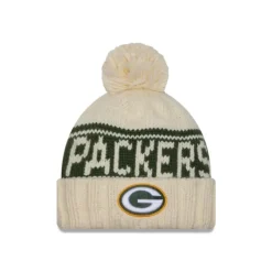 Flash Sale Green Bay Packers 2024 Cold Weather Chrome Pom Knit Hat - KTGCaps - Baseball caps for various teams, purchased online at a discount Caps