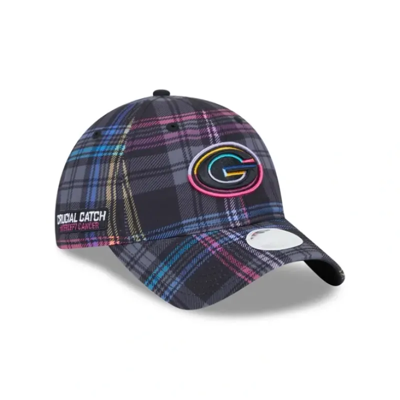 Flash Sale Green Bay Packers 2024 Crucial Catch Womens 9TWENTY Adjustable Hat - KTGCaps - Baseball caps for various teams, purchased online at a discount Caps