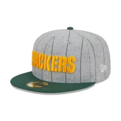 Cheap Green Bay Packers Heather Pinstripe 59FIFTY Fitted Hat - KTGCaps - Baseball caps for various teams, purchased online at a discount Caps