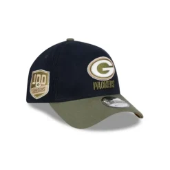 Hot Green Bay Packers Navy 9FORTY AFrame Snapback Hat - KTGCaps - Baseball caps for various teams, purchased online at a discount Caps