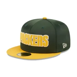 Fashion Green Bay Packers Satin 59FIFTY Fitted Hat - KTGCaps - Baseball caps for various teams, purchased online at a discount Caps