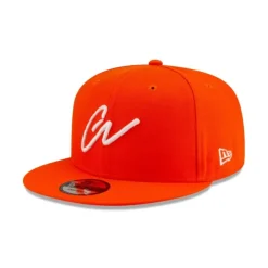 Clearance Greg Lauren Orange 9FIFTY Snapback Hat - KTGCaps - Baseball caps for various teams, purchased online at a discount Caps