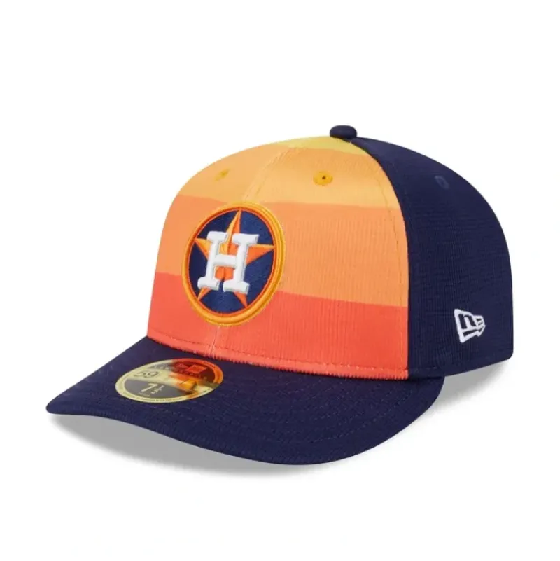 Fashion Houston Astros 2024 Batting Practice Low Profile 59FIFTY Fitted Hat - KTGCaps - Baseball caps for various teams, purchased online at a discount Caps