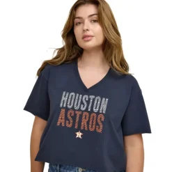New Houston Astros Active Womens VNeck TShirt - KTGCaps - Baseball caps for various teams, purchased online at a discount Caps