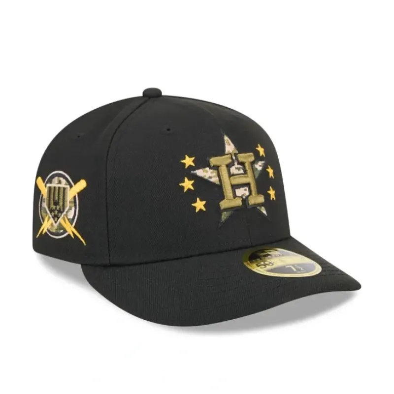 Shop Houston Astros Armed Forces Day 2024 Low Profile 59FIFTY Fitted Hat - KTGCaps - Baseball caps for various teams, purchased online at a discount Caps