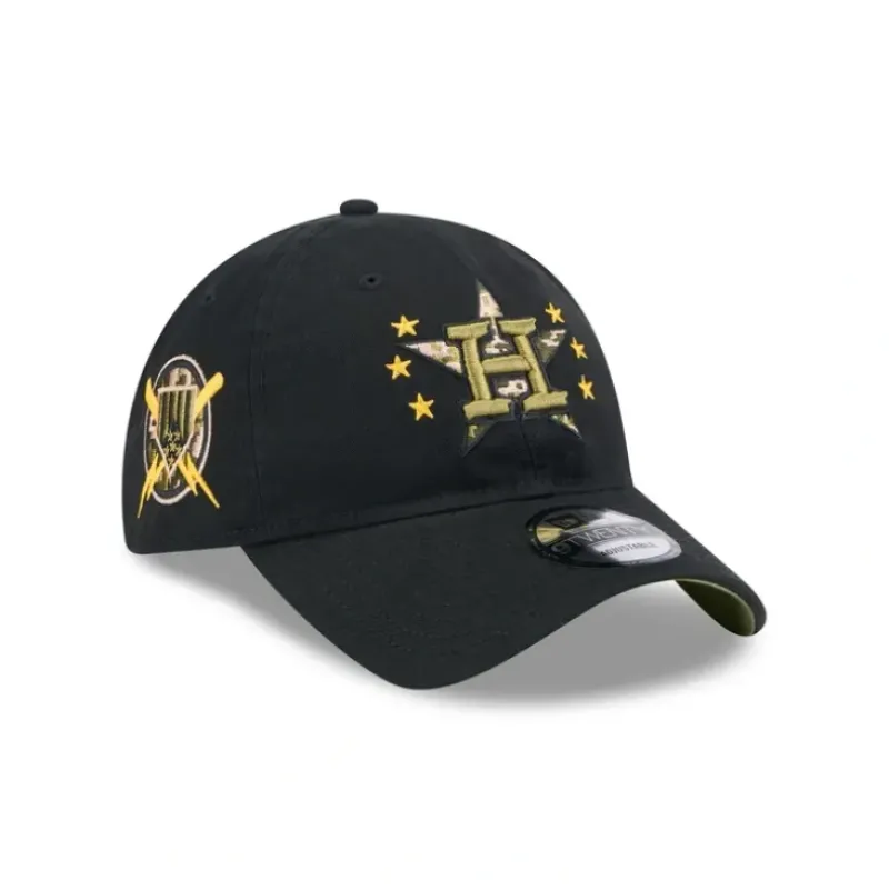 Fashion Houston Astros Armed Forces Day 2024 9TWENTY Adjustable Hat - KTGCaps - Baseball caps for various teams, purchased online at a discount Caps