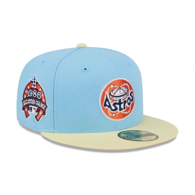 Online Houston Astros Doscientos Blue 59FIFTY Fitted Hat - KTGCaps - Baseball caps for various teams, purchased online at a discount Caps
