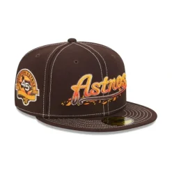 Clearance Houston Astros Fall Foliage 59FIFTY Fitted Hat - KTGCaps - Baseball caps for various teams, purchased online at a discount Caps