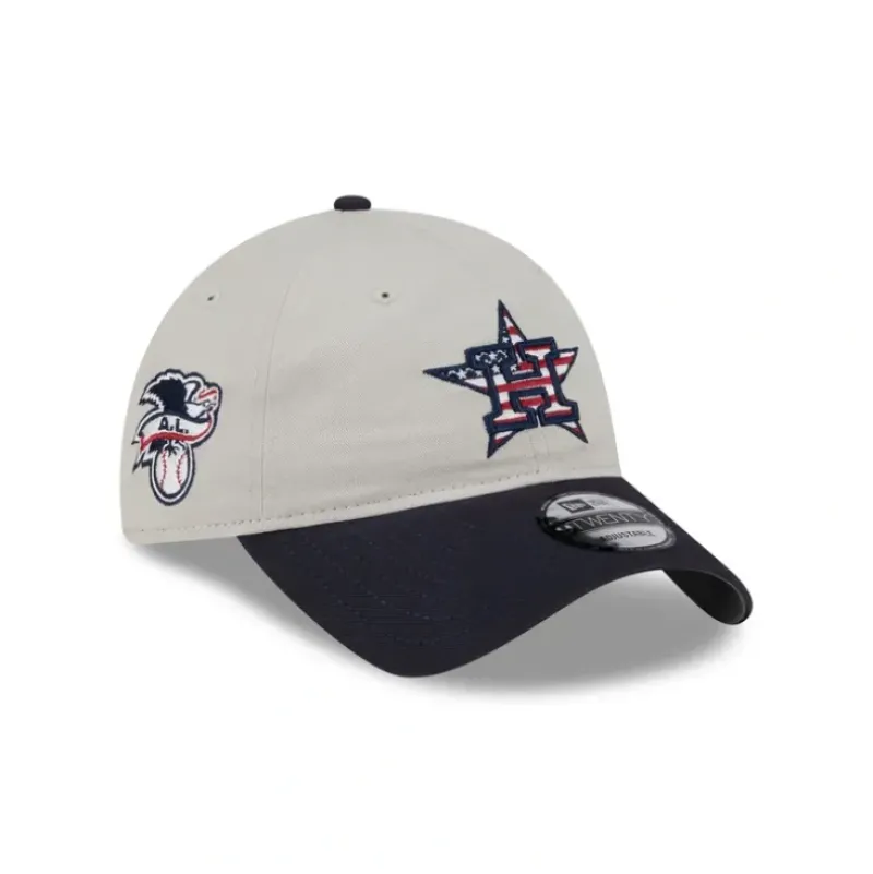 Clearance Houston Astros Independence Day 2024 9TWENTY Adjustable Hat - KTGCaps - Baseball caps for various teams, purchased online at a discount Caps