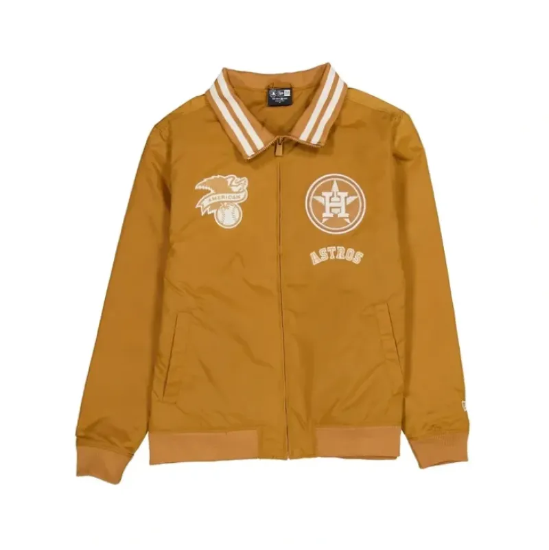 Shop Houston Astros Light Bronze Logo Select Jacket - KTGCaps - Baseball caps for various teams, purchased online at a discount Caps