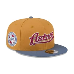 Clearance Houston Astros Panama Tan 9FIFTY Snapback Hat - KTGCaps - Baseball caps for various teams, purchased online at a discount Caps