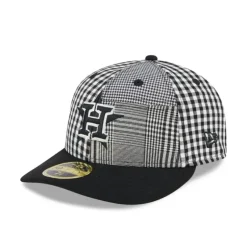 New Houston Astros Patch Plaid Low Profile 59FIFTY Fitted Hat - KTGCaps - Baseball caps for various teams, purchased online at a discount Caps