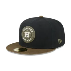 Sale Houston Astros Quilted Logo 59FIFTY Fitted Hat - KTGCaps - Baseball caps for various teams, purchased online at a discount Caps