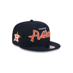 Store Houston Astros Script Kids 9FIFTY Snapback Hat - KTGCaps - Baseball caps for various teams, purchased online at a discount Caps
