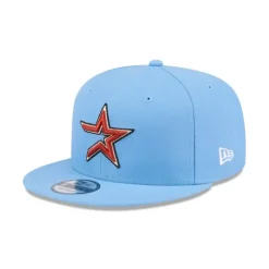 Fashion Houston Astros Sky Blue 9FIFTY Snapback Hat - KTGCaps - Baseball caps for various teams, purchased online at a discount Caps