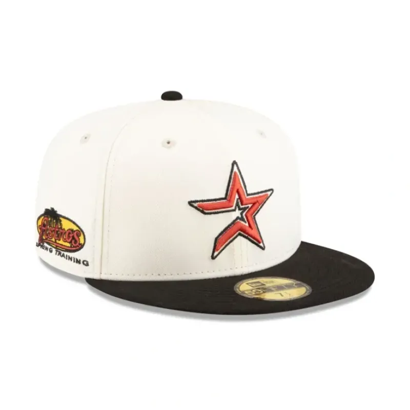 Store Houston Astros Spring Training Patch 59FIFTY Fitted Hat - KTGCaps - Baseball caps for various teams, purchased online at a discount Caps