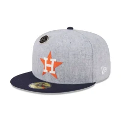 New Houston Astros 70th Anniversary Gray 59FIFTY Fitted Hat - KTGCaps - Baseball caps for various teams, purchased online at a discount Caps