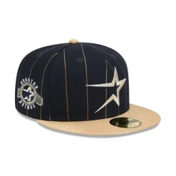Best Sale Houston Astros Throwback Pinstripe 59FIFTY Fitted Hat - KTGCaps - Baseball caps for various teams, purchased online at a discount Caps