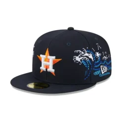 Cheap Houston Astros Tonal Wave 59FIFTY Fitted Hat - KTGCaps - Baseball caps for various teams, purchased online at a discount Caps