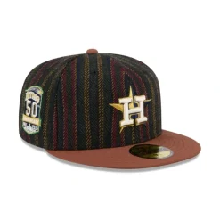 Discount Houston Astros Vintage Herringbone 59FIFTY Fitted Hat - KTGCaps - Baseball caps for various teams, purchased online at a discount Caps