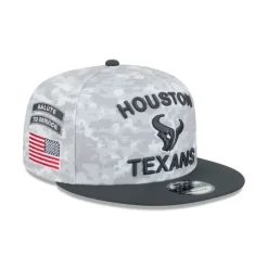 Discount Houston Texans 2024 Salute to Service 9FIFTY Snapback Hat - KTGCaps - Baseball caps for various teams, purchased online at a discount Caps
