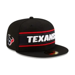 Best Sale Houston Texans 2024 Sideline Black 59FIFTY Fitted Hat - KTGCaps - Baseball caps for various teams, purchased online at a discount Caps
