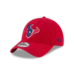 Flash Sale Houston Texans Core Classic Red 9TWENTY Adjustable Hat - KTGCaps - Baseball caps for various teams, purchased online at a discount Caps