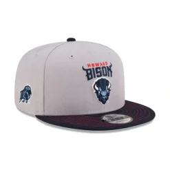 Flash Sale Howard Bison Gray 9FIFTY Snapback Hat - KTGCaps - Baseball caps for various teams, purchased online at a discount Caps