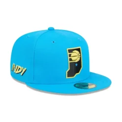 Outlet Indiana Pacers 2024 City Edition Alt 59FIFTY Fitted Hat - KTGCaps - Baseball caps for various teams, purchased online at a discount Caps