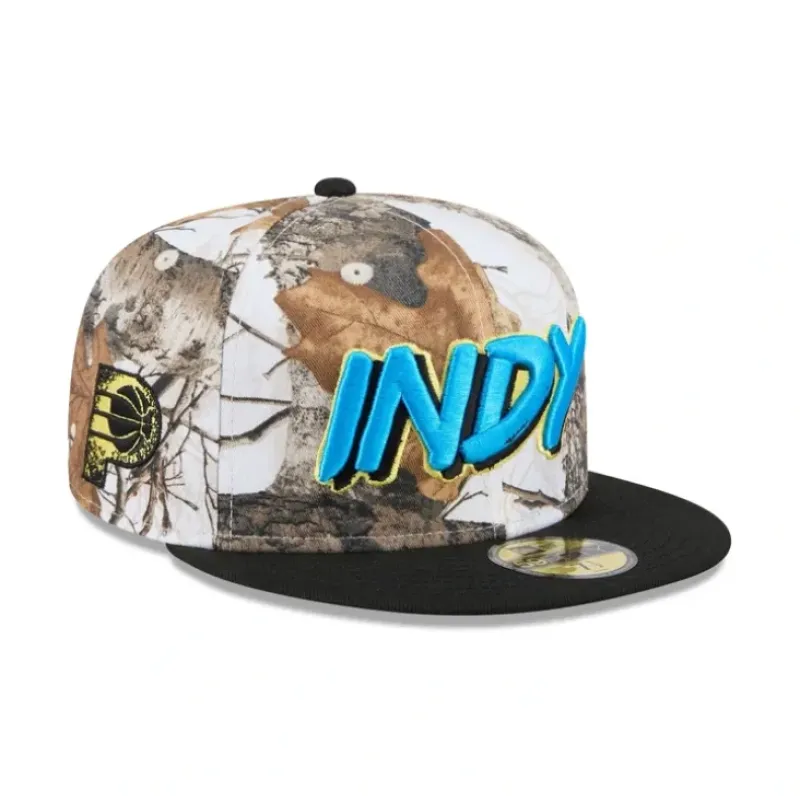 Sale Indiana Pacers 2024 Country x City Realtree 59FIFTY Fitted Hat - KTGCaps - Baseball caps for various teams, purchased online at a discount Caps