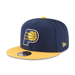 Discount Indiana Pacers Basic Two Tone 9FIFTY Snapback Hat - KTGCaps - Baseball caps for various teams, purchased online at a discount Caps